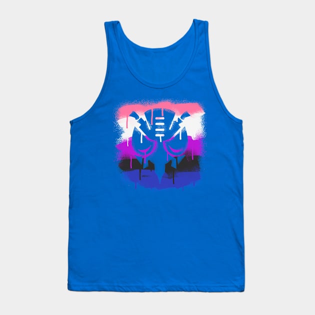 Genderfluid Predacon Tank Top by candychameleon